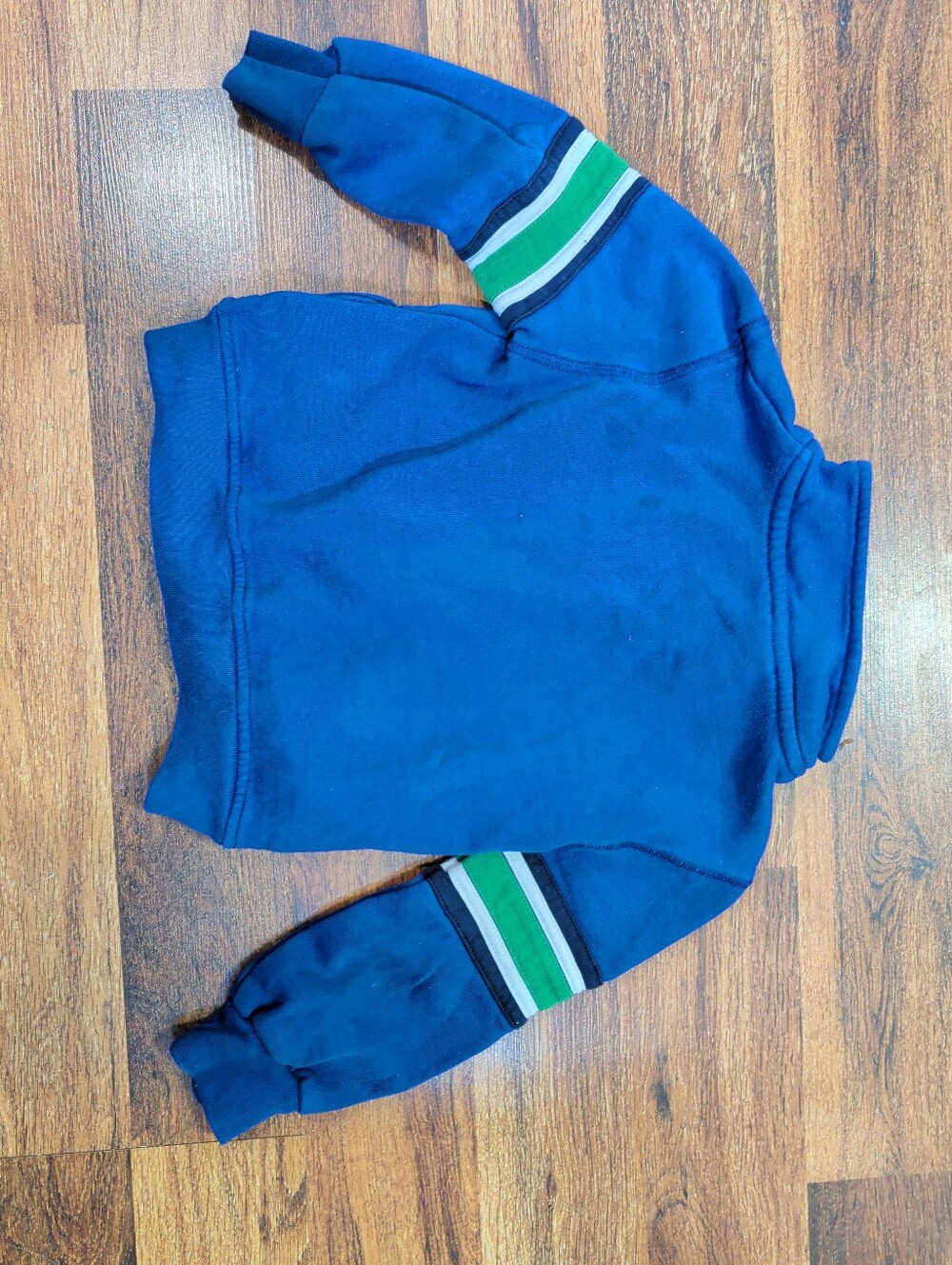 Blue 'Toys Will Be Toys' Zip-Up Sweater with Toy Story Patch Size 4T - Picture 4 of 4